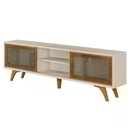 Ver imagem 3 de Rack Vitrum Cor:Off White/Naturalle