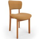 Ver imagem 1 de Cadeira para Sala de Jantar Cozinha Living Estofada Dara L02 Bouclê Mostarda - Lyam Decor