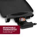 Ver imagem 4 de Elite Gourmet Griddle Elétrica 10.5"x8.5" Antiaderente com Termostato (preta)