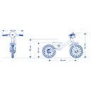Ver imagem 5 de Bicicleta de Equilíbrio Infantil sem Pedal Aro 12 Bike Balance Love Nathor