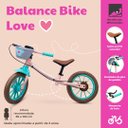 Ver imagem 2 de Bicicleta de Equilíbrio Infantil sem Pedal Aro 12 Bike Balance Love Nathor