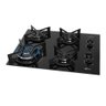 Cooktop a Gás Fischer 4 Bocas Fit Line Tripla Chama Trempe Iron - 2