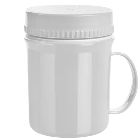 Copo Térmico com Tampa Caneca Térmica Parede Dupla Café Chá Chocolate Quente Bpa Free 400ml - Branca