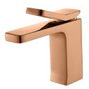 Ver imagem 1 de Torneira Monocomando Rose Gold Bica Baixa Luxo Banheiro Lavabo Pia Cuba Inovartte In62