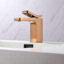 Ver imagem 3 de Torneira Monocomando Rose Gold Bica Baixa Luxo Banheiro Lavabo Pia Cuba Inovartte In62