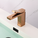 Ver imagem 6 de Torneira Monocomando Rose Gold Bica Baixa Luxo Banheiro Lavabo Pia Cuba Inovartte In62