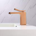 Ver imagem 5 de Torneira Monocomando Rose Gold Bica Baixa Luxo Banheiro Lavabo Pia Cuba Inovartte In62