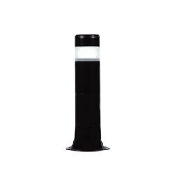 Poste Balizador Luminária Aura Casa Sítio Jardim 35cm Preto - 1