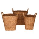 Ver imagem 1 de Jogo De Cesta L'hermitage Em Fibra Natural 3 Peças - 24428