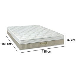 Colchão Sankonfort Strong Casal Molas Ensacadas 138x188x32 - 6