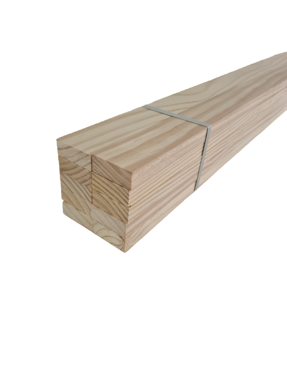 6 Ripas Sarrafos 3x7x30 Cm Madeira de Pinus Artesanato - 1