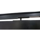 Ver imagem 3 de Porta Pivotante de Alumínio Preto 210 x 100 com Puxador e Vidro Linha 30 - Esquerda