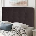 Ver imagem 2 de Cabeceira Estofada Cama Box Casal Queen Size Fiorella 160cm Suede Marrom - Desk Design