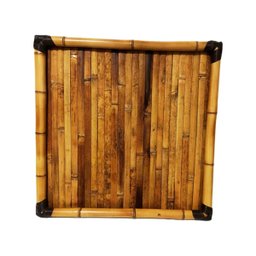 Painel de Bambu com Moldura 75x75cm Nc Caieiras - 1