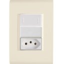 Ver imagem 2 de Interruptor e Tomada 20a Liz Bege Tramontina Completo Pronto Tramontina