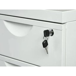 Fechadura Porta Gaveta Armario Moveis Cromada 31mm - 2