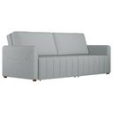 Ver imagem 1 de Sofá Swift 2 Lugares Retrátil 192cm Cinza Claro Linho Sallar Home