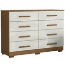 Ver imagem 1 de Comoda 8 Gavetas 136 Cm Mdp 2014148 Armoveis - Cinamomo Off White