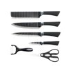 Conjunto de Facas de Revestimento Antiaderente C- 6 Peças de Aço Inoxidável - 1
