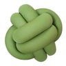 Almofada de Nó Escandinavo Nozinho Decorativo 35cm Verde Oliva - 1