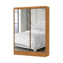 Ver imagem 1 de Guarda Roupa Solteiro Santiago Premium 2 Portas 2 Gavetas com Espelho Carioca Moveis Cinamomo