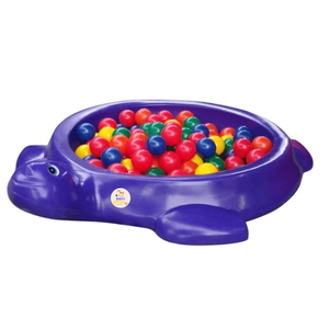 Piscina de Areia, Agua e Bolinhas Tartaruga com Casco Roxa + 50 Bolinhas