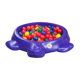 Piscina de Areia, Agua e Bolinhas Tartaruga com Casco Roxa + 50 Bolinhas - 2