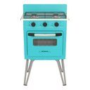 Ver imagem 1 de Fogão Portátil 2 Bocas Venax Gemini Vetrô a Gás Glp - Verde