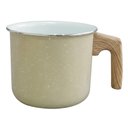 Ver imagem 1 de Leiteira Fervedor Antiaderente Cerâmica 14cm Viena Bege Orgânica - Casambiente