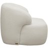 Poltrona Decorativa Fixa Orgânica para Sala Living Barolo L06 Bouclê Branco - Lyam Decor - 2
