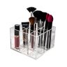 Pote Acrílico Porta Pincéis Maquiagem com 9 Nichos Centauri Acrílicos PP-09 - 3