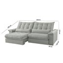 Ver imagem 6 de Sofá Classic Veludo 02 Módulos 90 Cm B25 Cm Meu Sofá Online