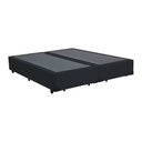 Ver imagem 1 de Cama(Box Queen Size+Colchão Mola) 158x198x26 Poliéster Preto