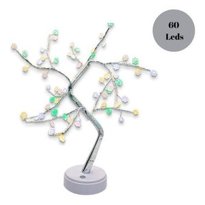Luminária Árvore Usb Ou Pilha Decoração holanda Mesa Escritório