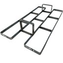 Ver imagem 2 de Forma Aço 3mm Carimbo Estampar Imitar Tijolo Piso Retangular