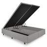 Cama Box com Baú King 193x203 com Pistão a Gás Courino Linho - 3