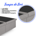 Ver imagem 7 de Cama Box com Baú King 193x203 com Pistão a Gás Courino Linho