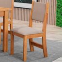 Ver imagem 2 de Conjunto 2 Cadeiras Estofadas para Mesa de Jantar Sol Viero Mel
