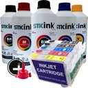 Ver imagem 1 de Cartucho Recarregável Jetw T33 Para Epson - Com Tinta 4 x 100ml