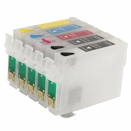 Cartucho Recarregável Jetw T33 Para Epson - Com Tinta 4 x 100ml - 7