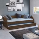 Ver imagem 1 de Bicama Solteiro Duo com Cama Auxiliar em Mdf Premium Imbuia