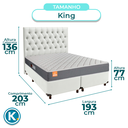 Ver imagem 3 de Kit Cabeceira + Cama Box + Colchão King D23 Pro Inducol