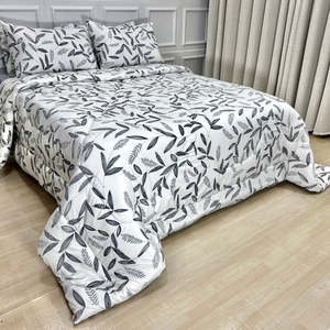 Edredom Solteiro Dupla Face 400 Fios Micropercal Toque de Pêssego 100% Poliéster Antialérgico Karoli