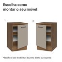Ver imagem 4 de Balcão de Cozinha 50cm 1 Porta Rustic/crema Agata Madesa