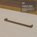 Ver imagem 7 de Balcão de Cozinha 50cm 1 Porta Rustic/crema Agata Madesa