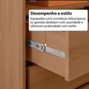 Ver imagem 5 de Closet Casal Andorra 4 Gavetas 2 Prateleiras Freijó/Branco - Pnr Móveis