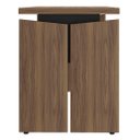 Ver imagem 5 de Mesa para Escritório Home Office 145cm Corp A06 Nogal/preto - Mpozenato