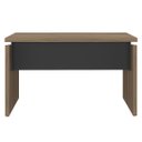 Ver mais imagens de Mesa para Escritório Home Office 145cm Corp A06 Nogal/preto - Mpozenato