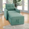 Poltrona Icaria 3 em 1 Poltrona Chaise Cama Verde Estofama - 1
