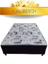 Ver imagem 1 de Cama Box Viuva Conjugada Ortopédico 128x188x43 (10cm)